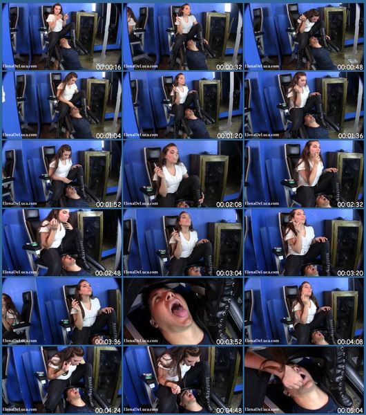 Combat Boot Ashtray Femdom 