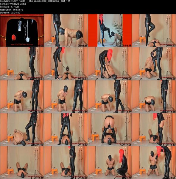Femdom-Theater - Lady Kalida - The unexpected ballbusting part 1 Femdom-Theater - Lady Kalida - The unexpected ballbusting part 1