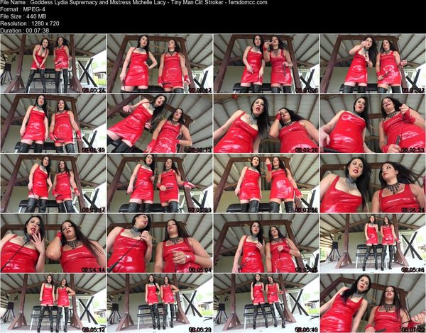 Goddess Lydia Supremacy and Mistress Michelle Lacy - Tiny Man Clit Stroker Goddess Lydia Supremacy and Mistress Michelle Lacy - Tiny Man Clit Stroker
