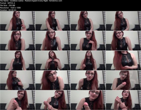 Goddess Canna - Ruined Orgasm Every Night Goddess Canna - Ruined Orgasm Every Night
