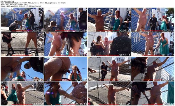 AliceInBondageLand - Folsom Street Fair - Chain Link Fence PUBLIC Ball Busting CBT AliceInBondageLand - Folsom Street Fair - Chain Link Fence PUBLIC Ball Busting CBT